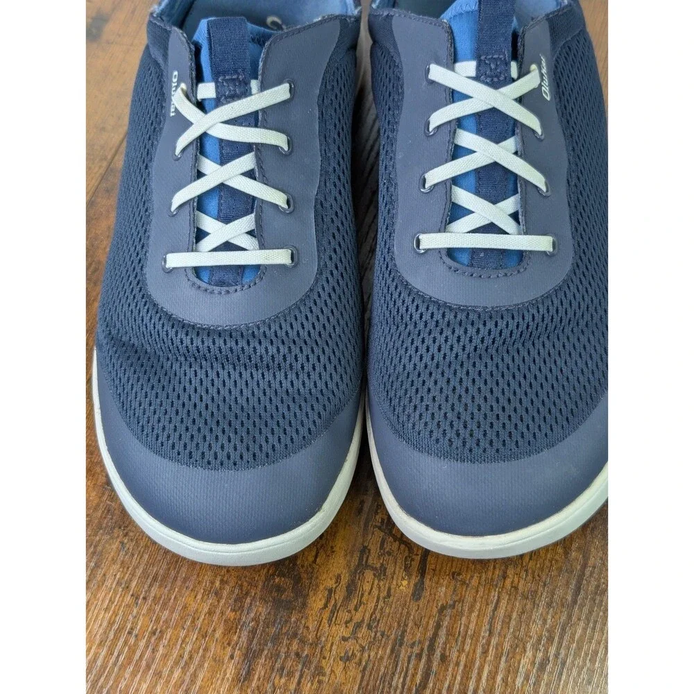 OluKai Shoes Mens US Size 13 EU 46 Moku Pae Blue Mesh Sneakers Lightweight